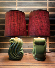 Load image into Gallery viewer, Twin Ceramic Swirl Lamp Set (2)
