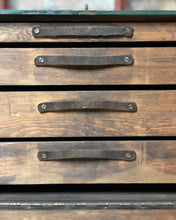 Load image into Gallery viewer, Antique Storage Cabinet on Hairpins
