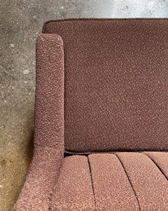 Mid-Century Brown Flexsteel Sofa