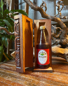 Carved Tiki Bottle Box