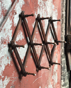 Antique Accordion Rack