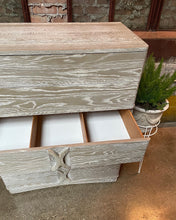 Load image into Gallery viewer, Triangle Brand Grey Highboy Dresser on Casters
