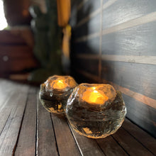 Load image into Gallery viewer, Glass Ice Ball Votive Set (2)
