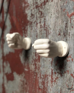 Ceramic Hands-Towel or Candle Holders