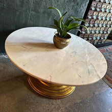 Load image into Gallery viewer, Marble and Gold Coffee Table
