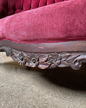 Load image into Gallery viewer, Antique Victorian Tufted Couch
