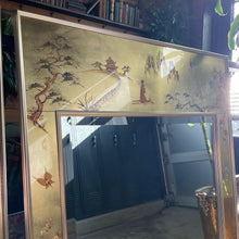 Load image into Gallery viewer, Chinoiserie Reverse-Painted Gold Leaf Mirrors by La Barge, LEFT

