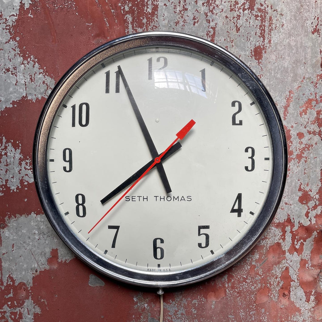 Plug-in Wall Clock by Seth Thomas