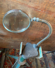 Load image into Gallery viewer, Antique Flex-Arm Magnifying Glass
