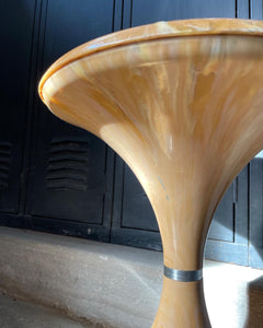 Marbled Hourglass Pedestal / Plant Stand