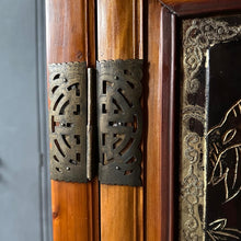 Load image into Gallery viewer, Hand-Carved and Lacquered Chinese Bride&#39;s Cabinet
