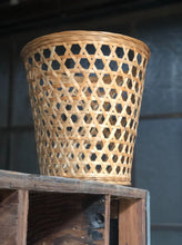 Load image into Gallery viewer, Geometric Woven Wastebasket
