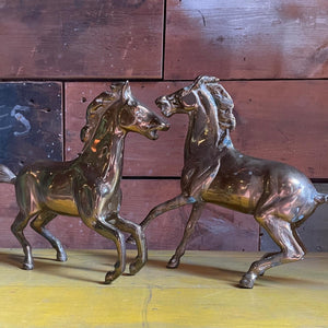 Large Brass Horses, Two (2) Available