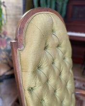 Load image into Gallery viewer, Green Tufted High-back Chair Set (2)
