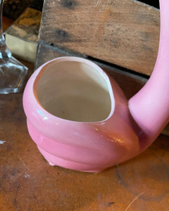 Pink Swan Ceramic Planter