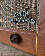 Load image into Gallery viewer, 1950s Zenith High Fidelity Portable Record Player
