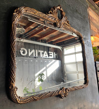 Load image into Gallery viewer, Ornate Antique Gold-Wreathed Mirror
