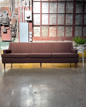 Load image into Gallery viewer, Mid-Century Brown Flexsteel Sofa
