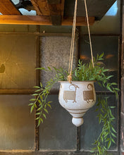 Load image into Gallery viewer, Glazed Ceramic Ram Hanging Planter
