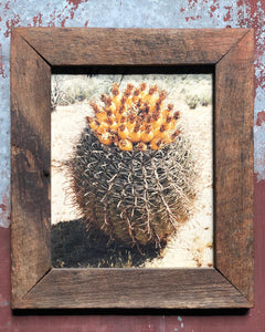 Wood-framed Textured Print Set (2)