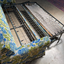 Load image into Gallery viewer, Floral Sleeper Sofa on Casters
