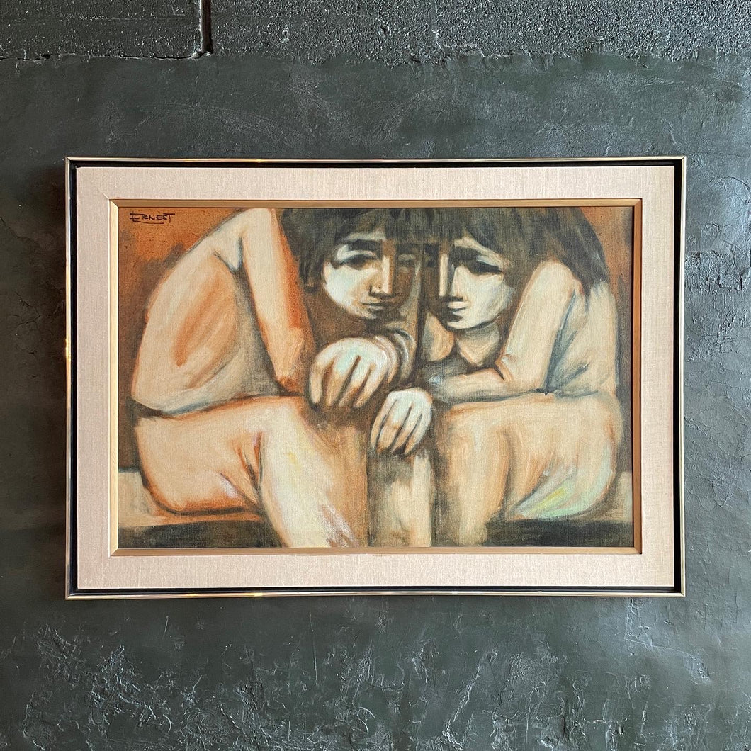 Squished into Frame Painting by Ernest
