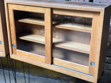 Load image into Gallery viewer, Rustic Science Cabinet w/ Sliding Doors
