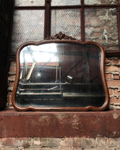 Load image into Gallery viewer, Antique Wood Mirror
