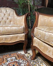 Load image into Gallery viewer, Mellow Gold Victorian Style Couch - LOVE SEAT SOLD
