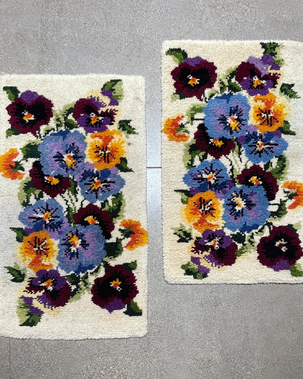 ONE LEFT - Large Floral Rug Mat / Tapestries, Sold Separately