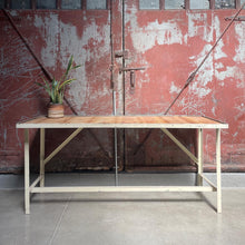 Load image into Gallery viewer, Industrial Iron Island / Desk / Bar
