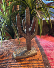 Load image into Gallery viewer, Brass Cactus (Bractus) Ring Holder
