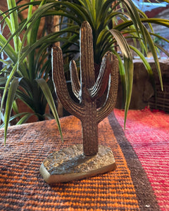 Brass Cactus (Bractus) Ring Holder