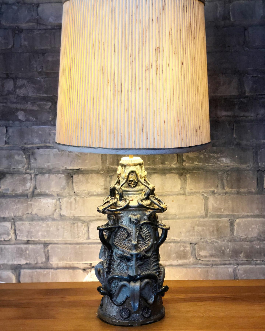 Weirdo Ceramic Lamp w/ Shade