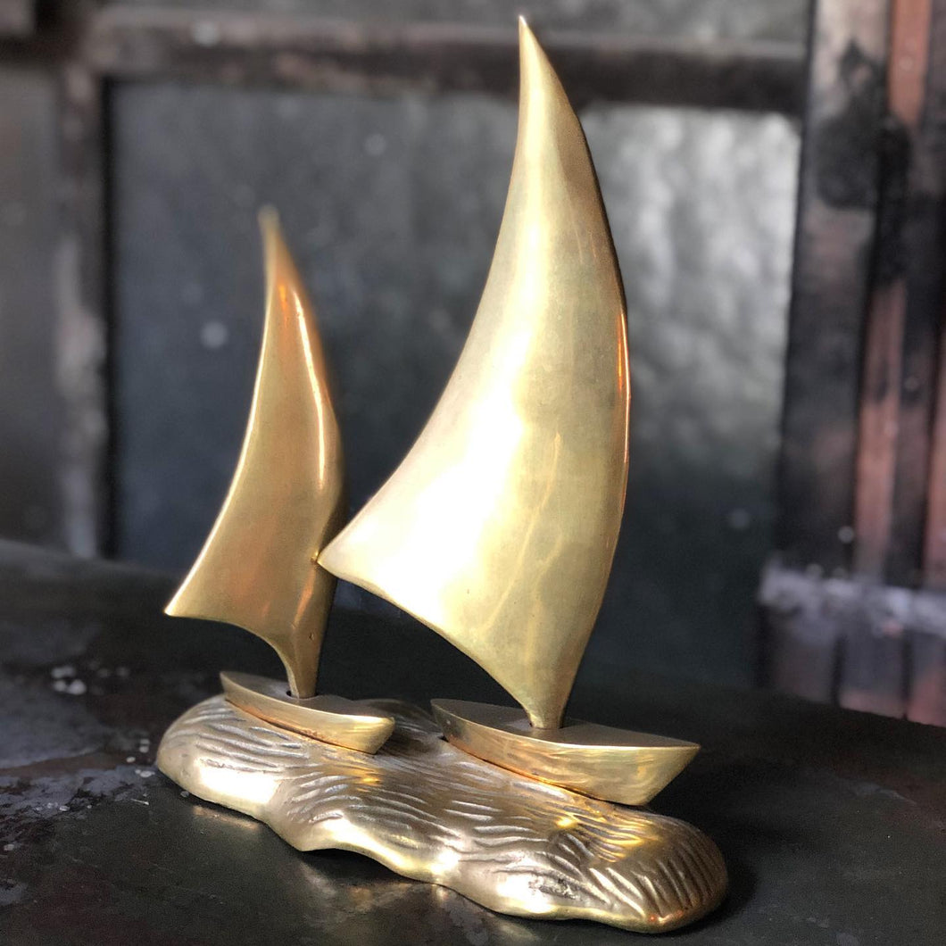 Solid Brass Sailboats
