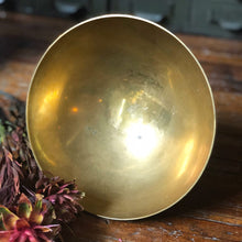 Load image into Gallery viewer, Etched Brass Pedestal Bowl
