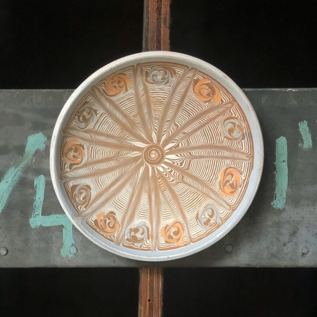 Raw Ceramic Decorative Plate