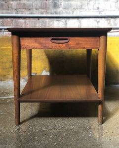 Lane Two-Tier Side Table w/ Drawer