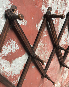 Antique Accordion Rack