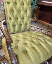 Load image into Gallery viewer, Green Tufted High-back Chair Set (2)
