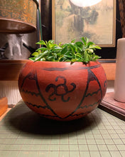 Load image into Gallery viewer, Hand-Painted Pottery / Planter
