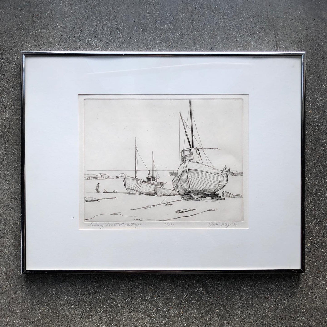 Fishing Boats at Hastings Sketch