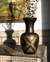 Load image into Gallery viewer, Painted Brass Vase
