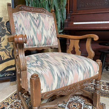 Load image into Gallery viewer, Rustic Ornate Accent Chair
