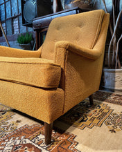 Load image into Gallery viewer, Mustard Mid-Century Armchair
