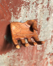 Load image into Gallery viewer, Carved Wood Hand Wall Mount
