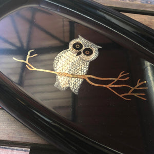 Owl Tray by Couroc