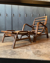 Load image into Gallery viewer, Rattan Lounger w/ Ottoman
