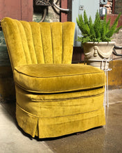 Load image into Gallery viewer, Chartreuse Swivel Accent Chair
