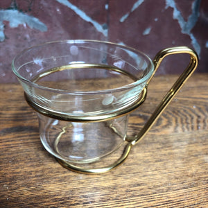 Glass & Gold Service Tray